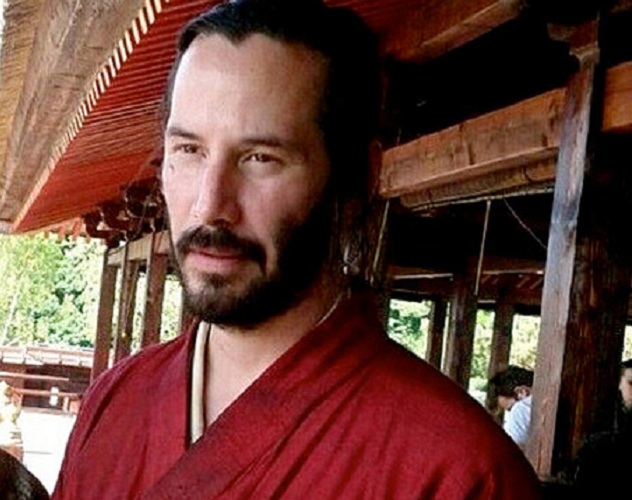 Imágenes del rodaje de 47 Ronin: Keanu Reeves en kimono