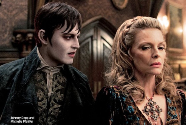 Nueva imagen de Johnny Depp y Michelle Pfeiffer en 'Dark Shadows' de Burton
