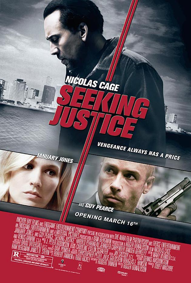 Nicolas Cage y Guy Pearce en el trailer de 'Seeking Justice'