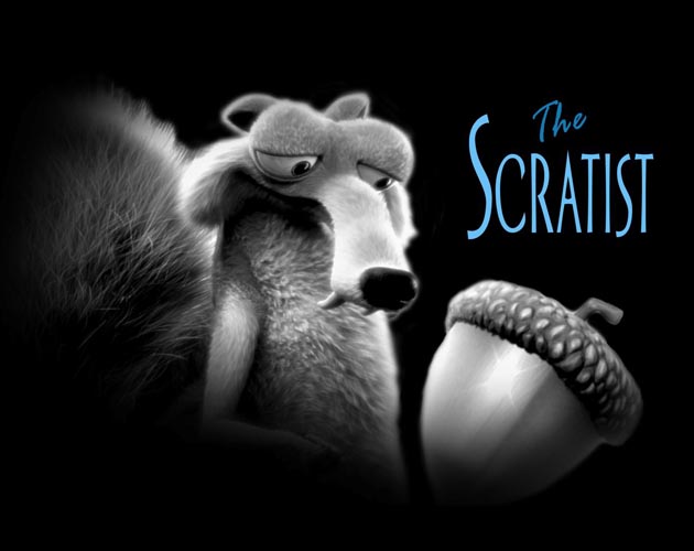 Scrat homenajea 'The Artist' en un corto de avance de 'Ice Age 4'