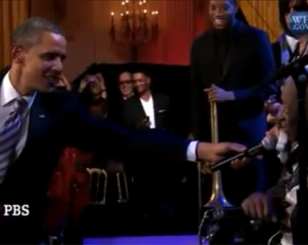 Obama se marca un blues junto a BB King y Mick Jagger
