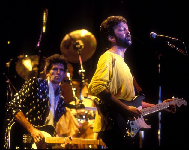 Keith Richards vuelve a los escenarios acompañando a Eric Clapton