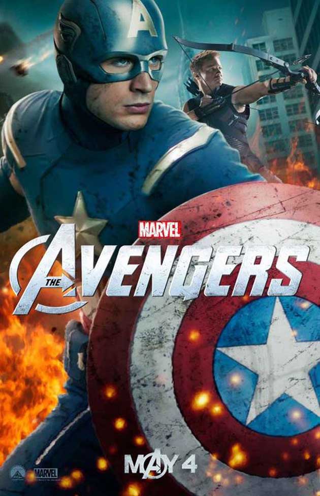 Viuda negra, Iron Man y Capitan América en los nuevos pósters de 'Los Vengadores'