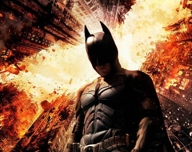 Nuevo póster de 'The Dark Knight Rises', ahora en rojo fuego