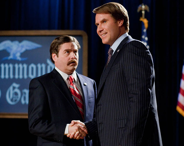 Will Ferrell y Zach Galifianakis se presentan como candidatos en los clips de 'The Campaing'