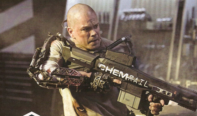 Primera imagen oficial de Matt Damon sin pelo en 'Elysium'