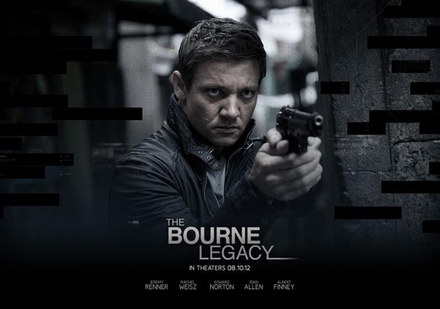 Tanda de banners de 'El legado de Bourne' con Jeremy Renner
