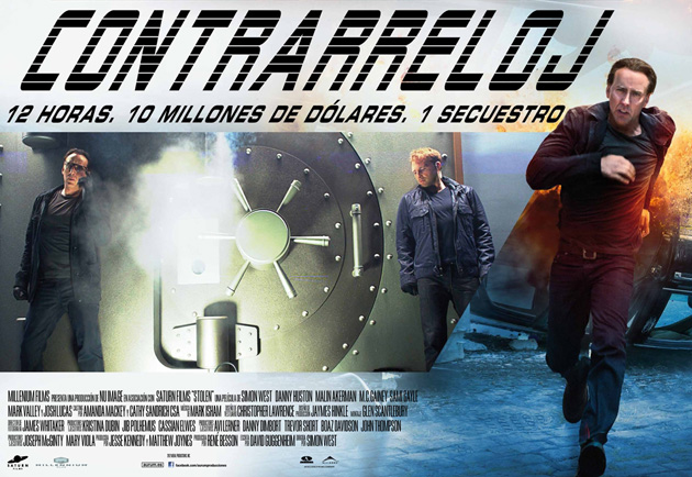 Tráiler en castellano y póster de 'Stolen' ('Contrarreloj'), con Nicolas Cage