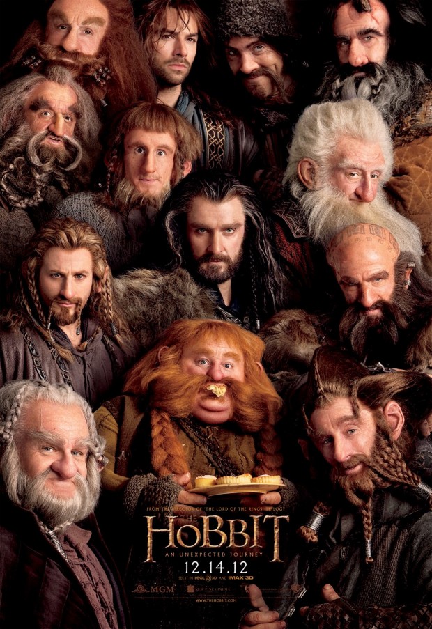 Reunión de cabezas en el nuevo póster de 'El Hobbit: Un viaje inesperado'