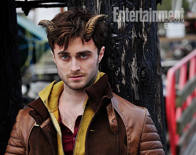 Daniel Radcliffe enseña sus cuernos en la primera  imagen de 'Horns'