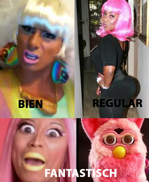 Nicki Minaj comparacion