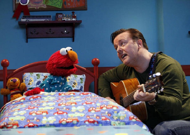 ricky gervais los muppets 2