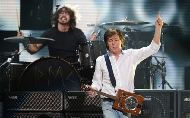 mccartney nirvana concierto benefico 12.12.12