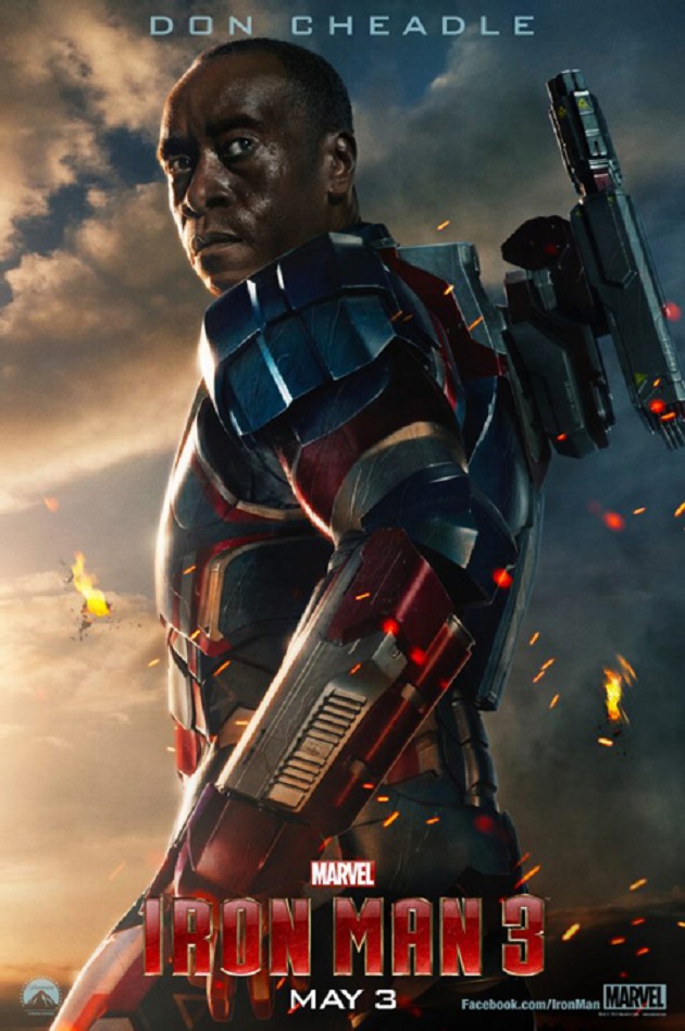 Iron Patriot en el nuevo poster de Iron Man 3