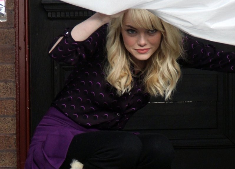 Vídeo y fotos de Mary Jane y Gwen Stacy en el rodaje de 'The Amazing Spider-Man 2'