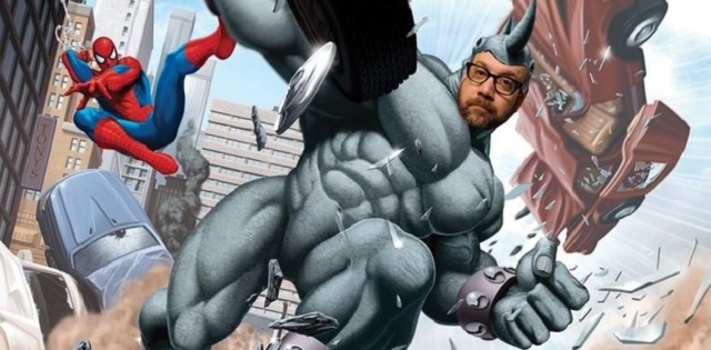 Primera imagen de Rhino en el rodaje de 'The Amazing Spider-Man 2'