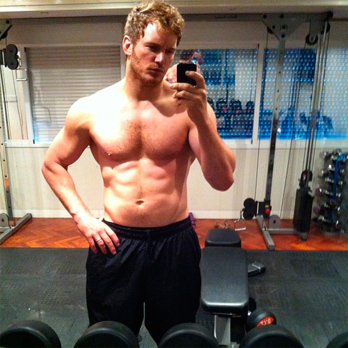 Los abdominales de Chris Pratt se ponen en forma para 'Guardianes de la Galaxia'