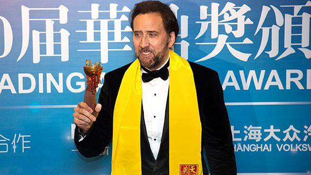 Nicolas Cage, el mejor actor del mundo según China