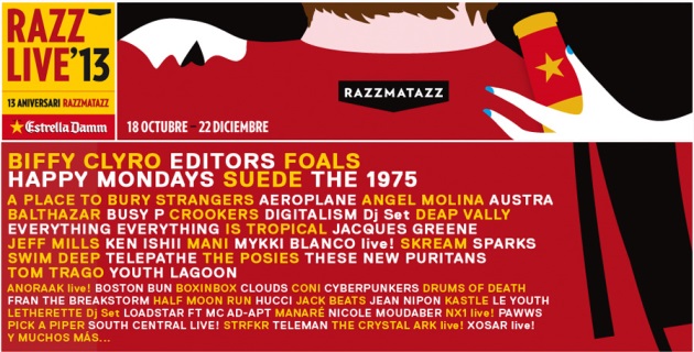 conciertos razzmatazz 2013