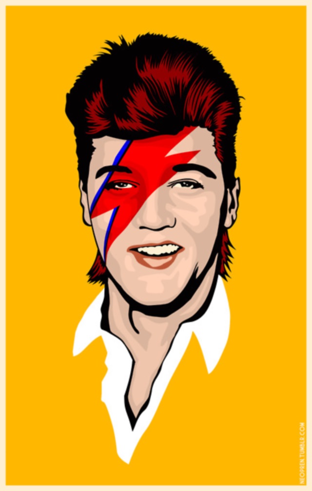 David Bowie imita a Elvis en su felicitación navideña