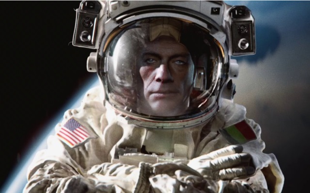 Anuncio de Van Damme en el espacio