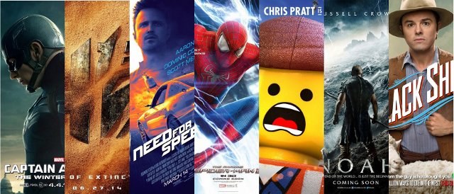 trailers de películas de la Super Bowl 2014