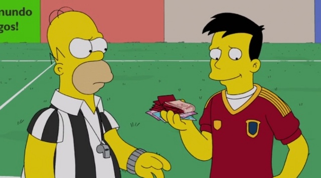 España en 'Los Simpsons': San Fermines, fútbol y corrupción