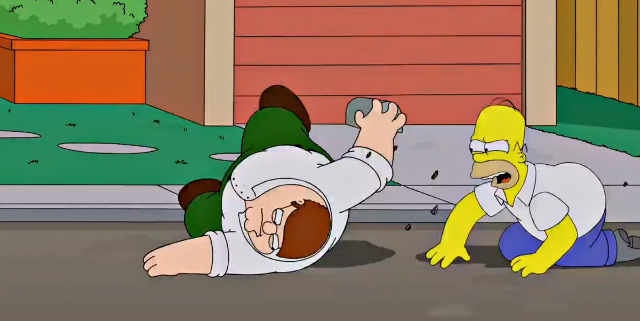 Primeras imágenes del episodio de Los Simpsons y Padre de Familia