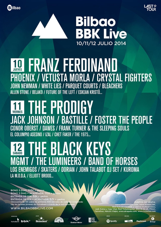 cartel bilbao bbk live 2014