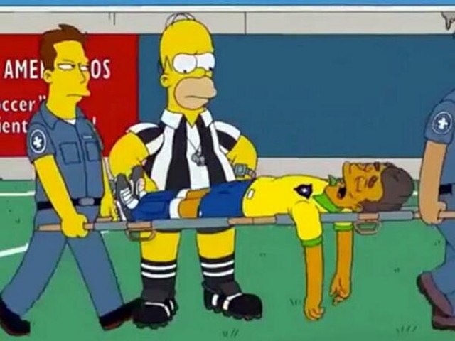 ¿Predijeron la lesión de Neymar Los Simpsons?