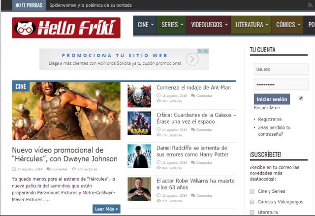 hello friki cultture