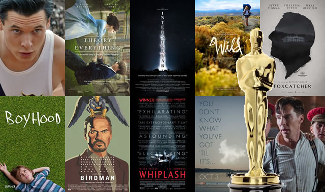 Todos los nominados a los Oscars 2015