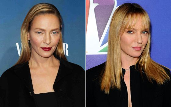 La nueva cara de Uma Thurman