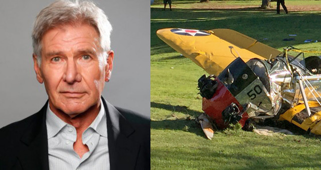Harrison Ford hospitalizado tras estrellarse con su avión