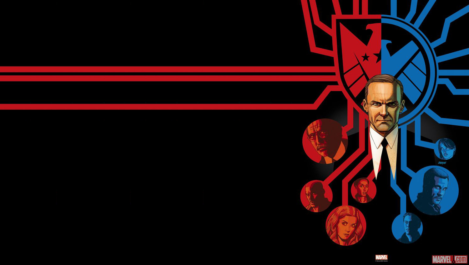 Protagonistas de las dos nuevas series de Marvel Studios Protagonistas de las dos nuevas series de Marvel Studios