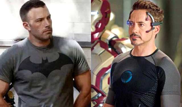 Expuestos Robert Downey Jr y Ben Affleck con Vengadores y Batman v Superman