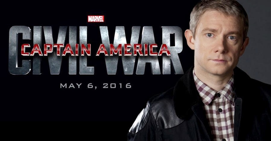 El personaje de Martin Freeman en 'El Capitán América 3: Civil War' El personaje de Martin Freeman en 'El Capitán América 3: Civil War'