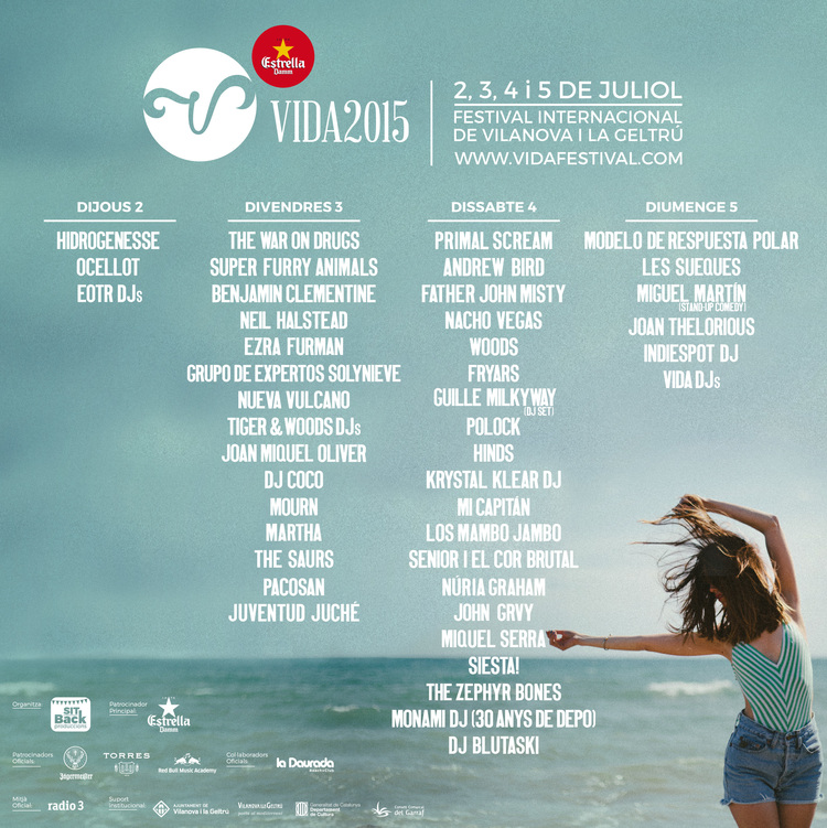 VIDA FESTIVAL 2015 CARTEL