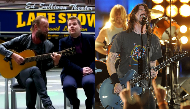 Actuaciones de Sting y Foo Fighters en el último programa de de David Letterman