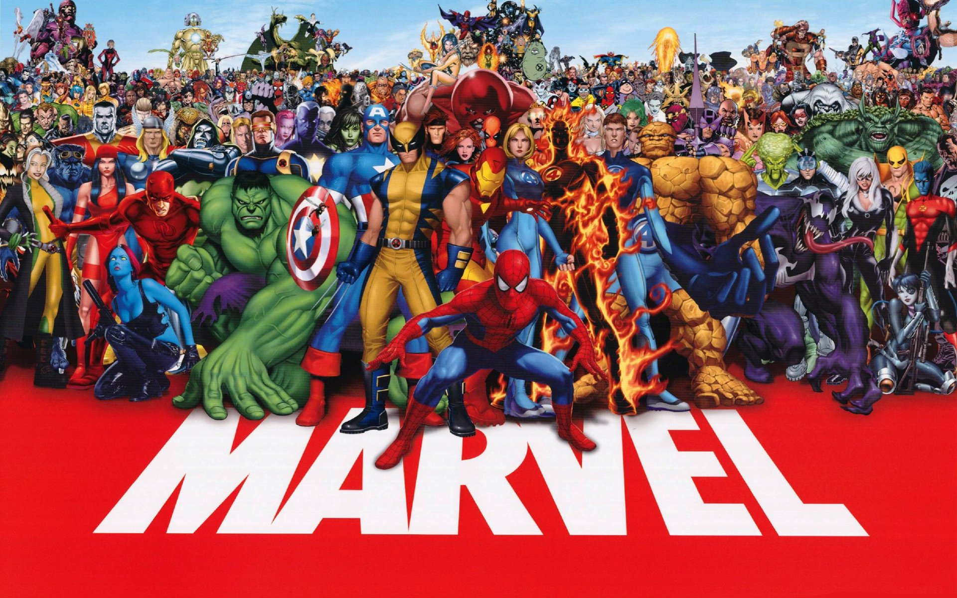 Marvel elimina a los X-Men y los Cuatro Fantásticos de su logo