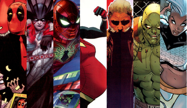 Personajes y series del nuevo universo Marvel