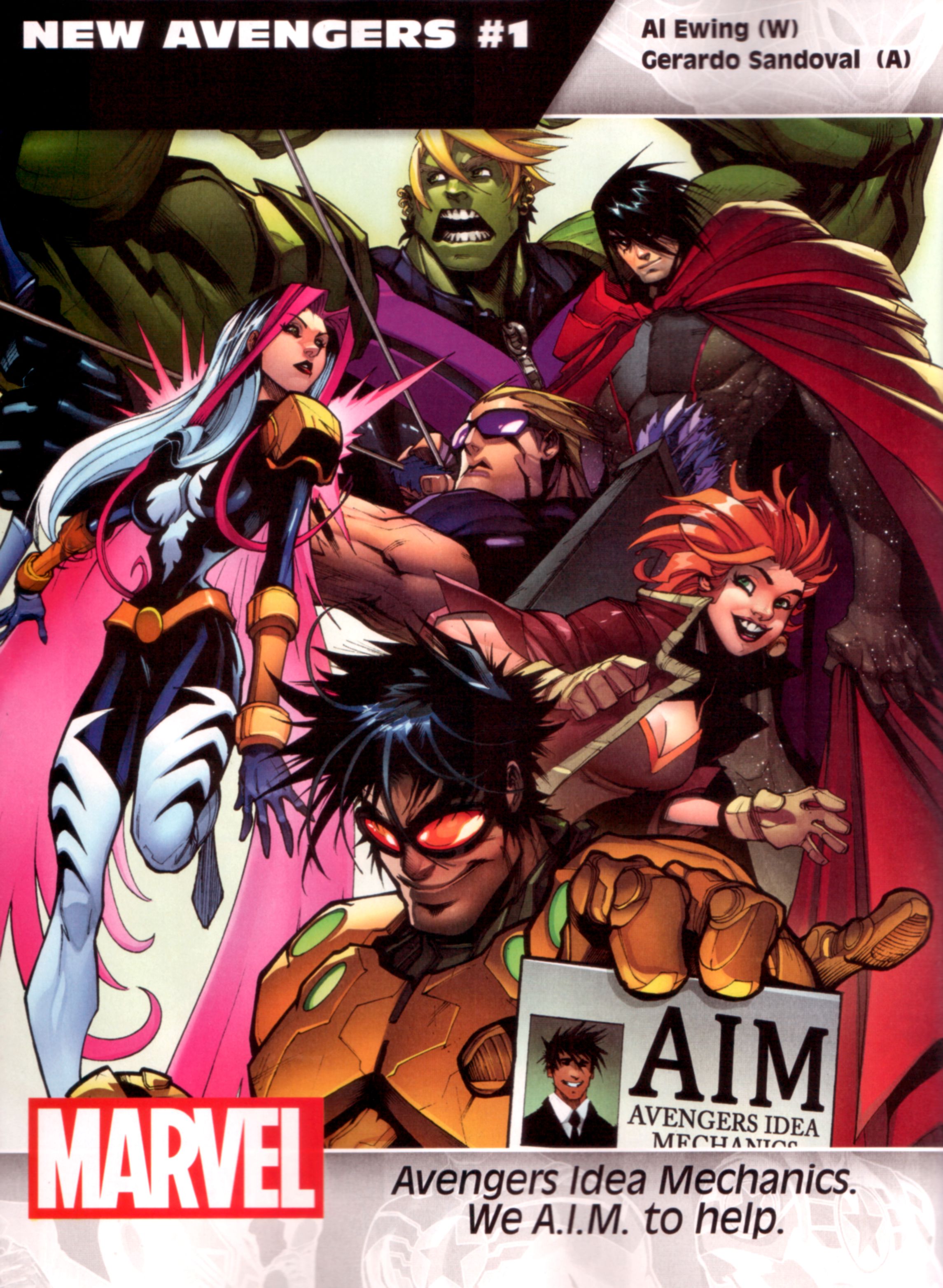 Personajes y series del nuevo universo Marvel