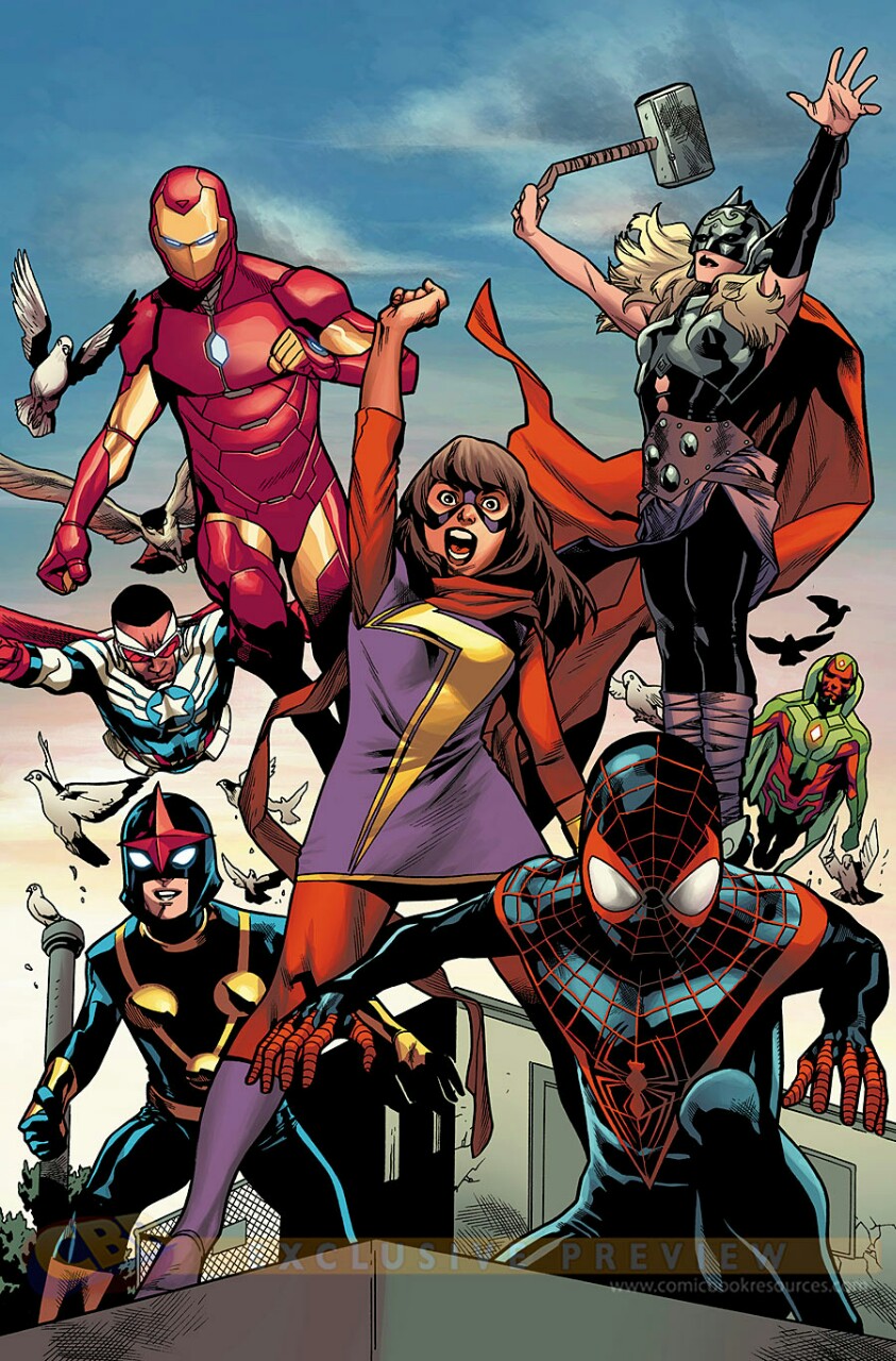Primera teaser imagen y detalles del nuevo universo Marvel