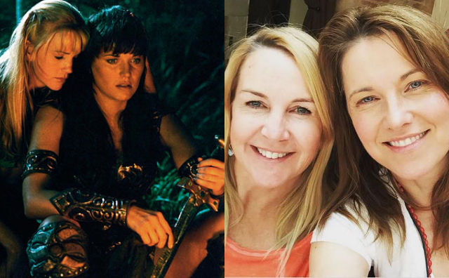 Reencuentro entre Xena y Grabrielle 14 años después de la serie