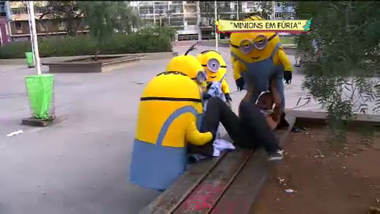 Vídeo-broma: Los Minions, borrachos de poder, destrozan la ciudad