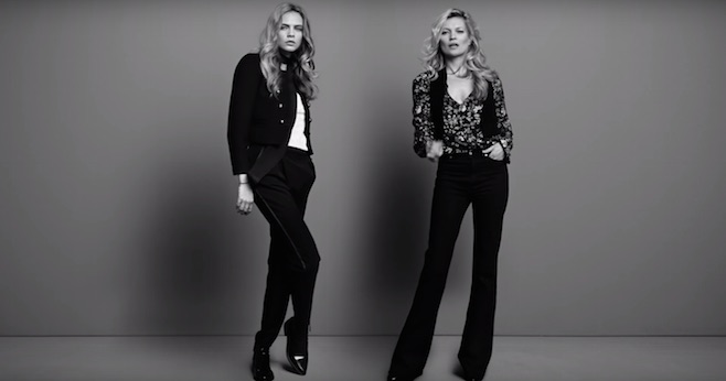 cara delevigne y kate moss