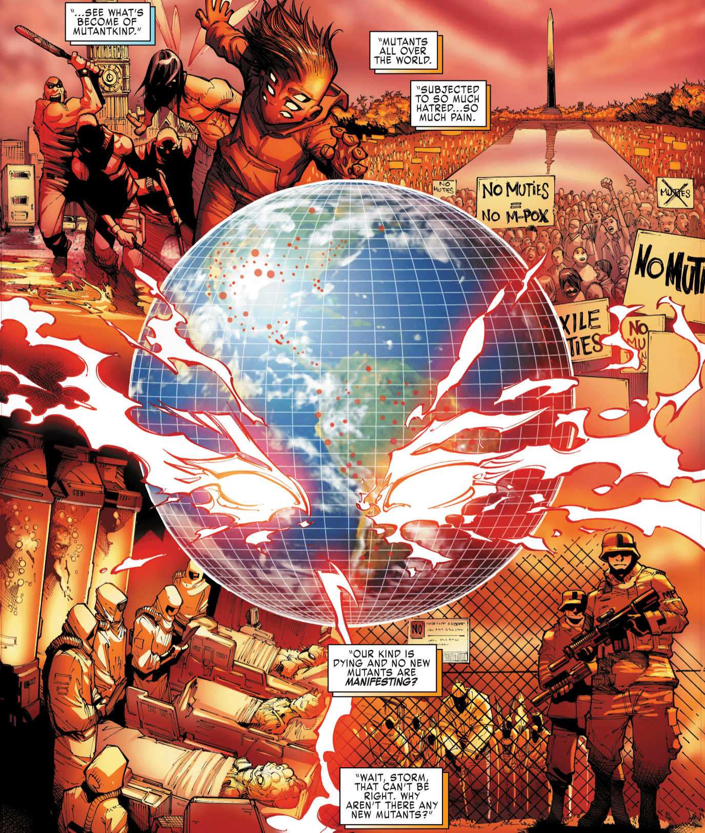 Los mutantes en peligro por culpa de los Inhumanos