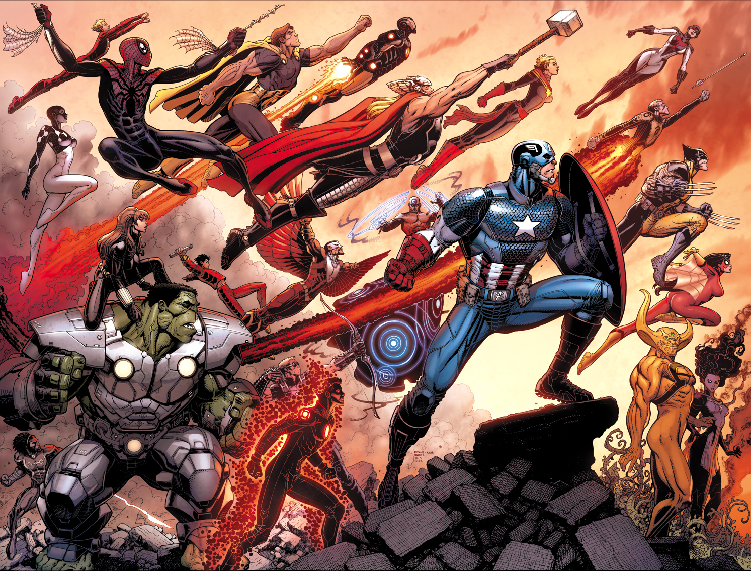 Todos los Vengadores del Nuevo Universo Marvel en detalle