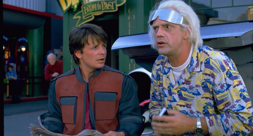 Histórica reunión de Marty McFly y Doc Brown por el día de 'Regreso al Futuro'