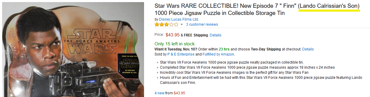 Filtrada identidad de uno de los nuevos personajes de 'Star Wars 7: El Despertar de la Fuerza'